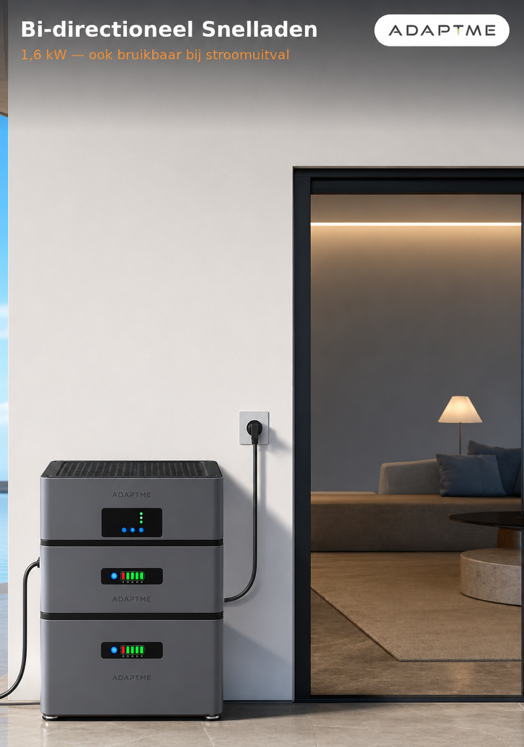 Adaptme XDS 4.1 Thuisaccu - Zonnepanelen - 5,76 kWh