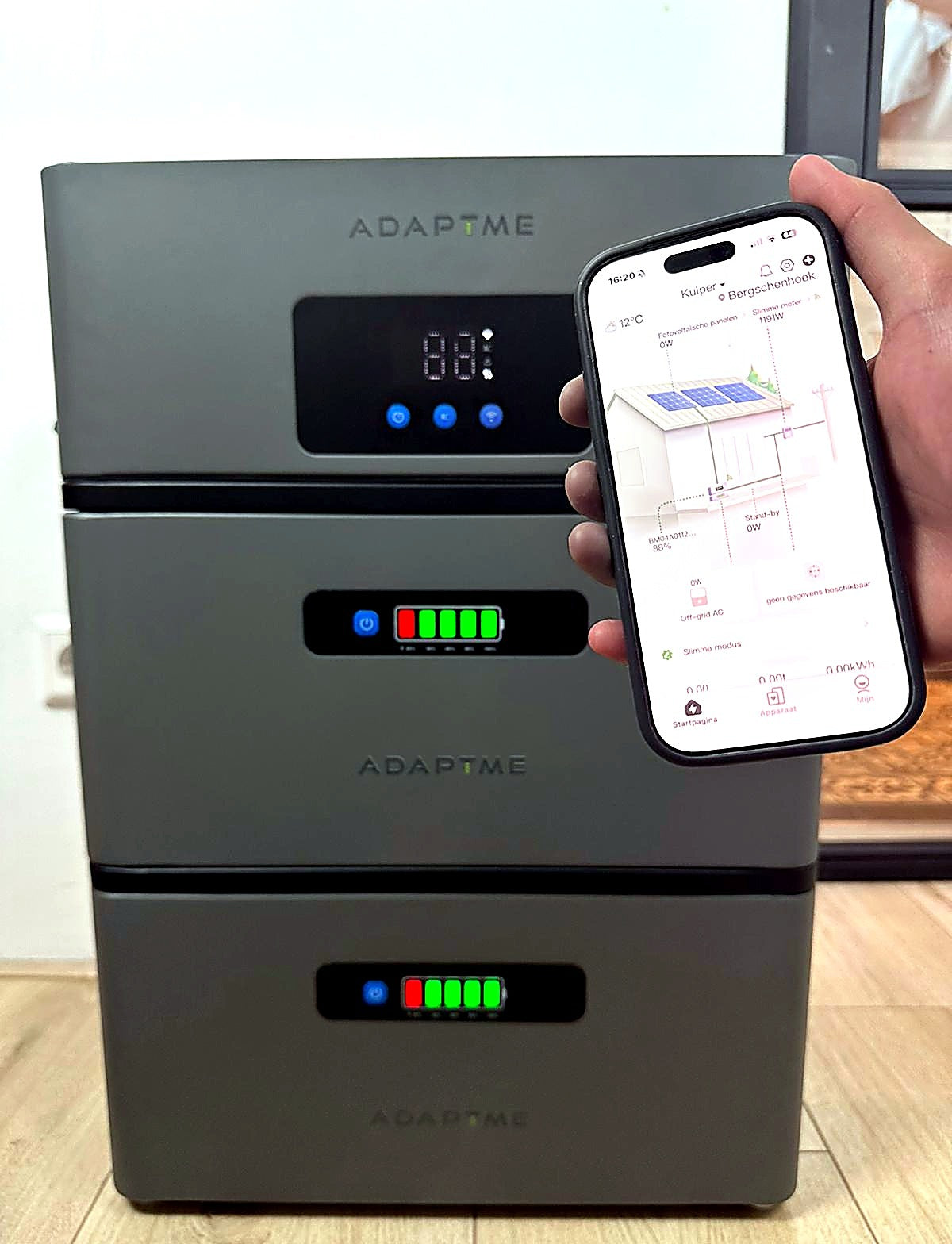 Adaptme XDS 4.0 Thuisaccu - Plug & Play - 4,8 kWh